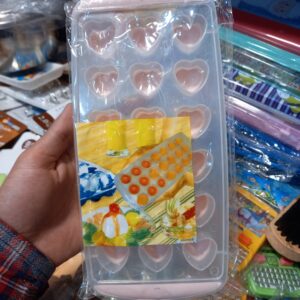 Ice Cube Plastic Tray Heart Shape