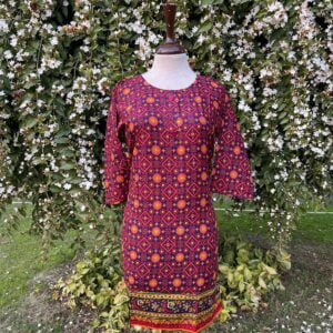 Stitched lawn Kurta for women